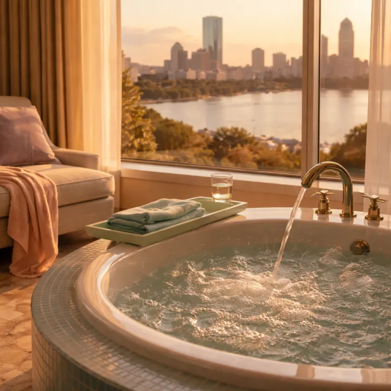 Elegant hotels with private jacuzzi in room in Massachusetts for a refined escape